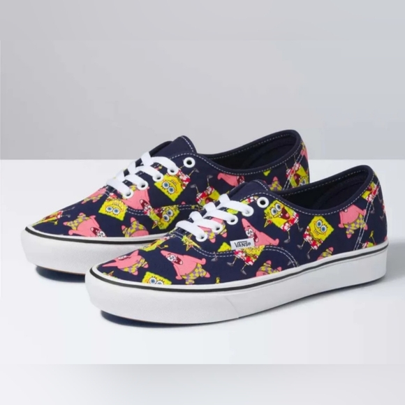 Vans X SpongeBob ComfyCush Authentic "Aloha Bob" *NWT* - Picture 2 of 7